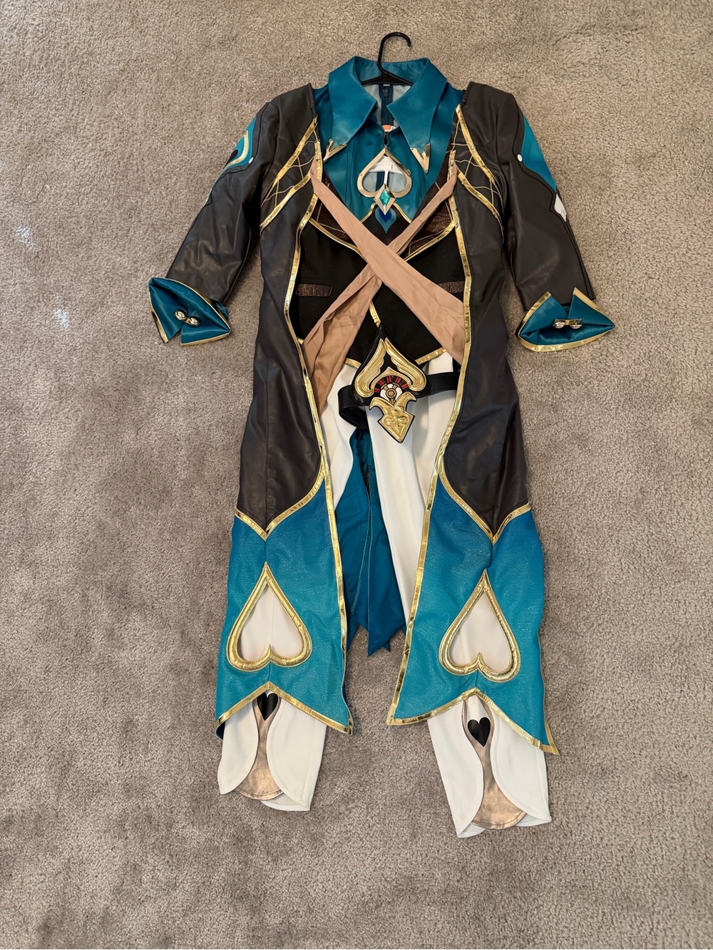 1/3 Delusion Honkai Star Rail Aventurine Cosplay Costume - Men's Asian Large